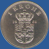 1 крона Дании 1968 года