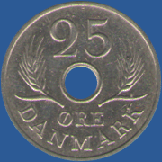 25 эре Дании 1967 года